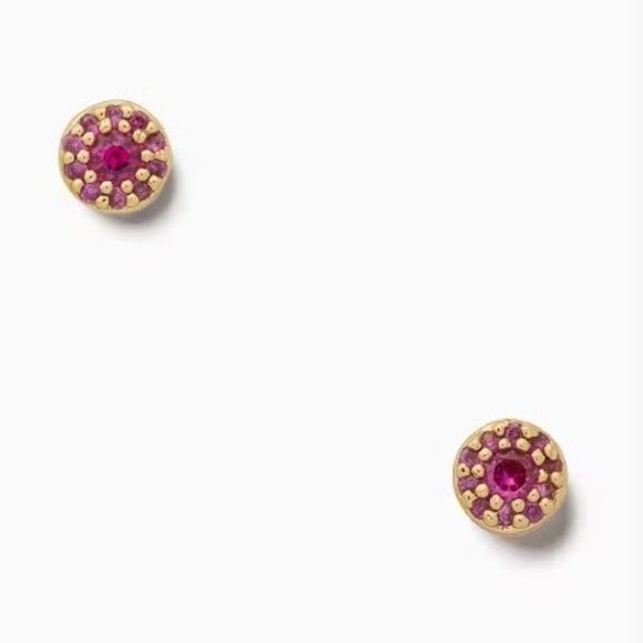 Kate Spade “Something Sparkly” Ruby Pave Necklace & Earrings Set – Rare NWOT - Picture 6 of 16